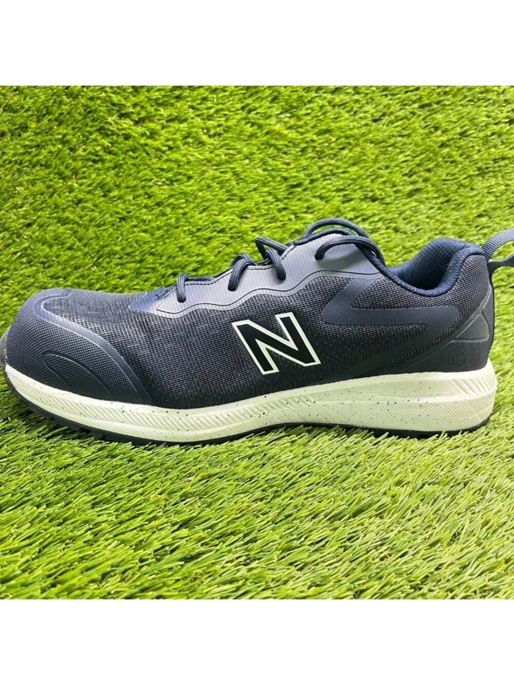 New Balance Logic Mens Size 8.5EE Navy White Composite Safety Toe Work Shoes
